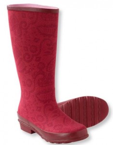 pretty rain boots