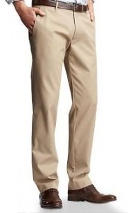 gap tailored khaki pants