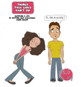 things tall girls can't do