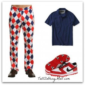 loudmouth tall golf outfit