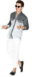 fashion star big and tall chambray shirt