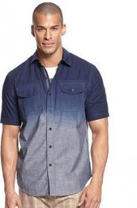 sean john tall chambray shirt
