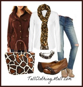 giraffe print outfit