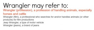 wrangler definition