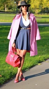 tall pink coat - tall bloggers