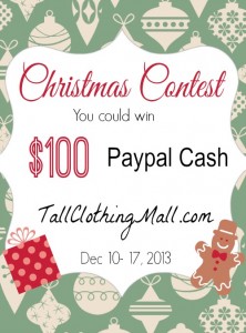 tall clothing mall christmas contest