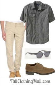 mens tall casual outfit