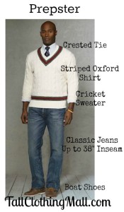 big and tall preppy outfit