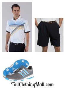 men's tall golf outfit