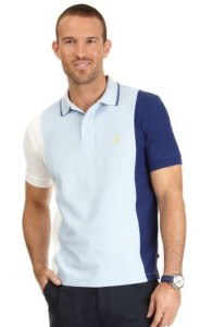 coloblock tall polo shirt on sale