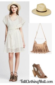 tall eyelet dress