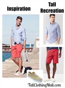 mens tall summer look