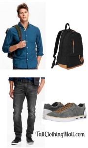 slim fitting tall gray jeans