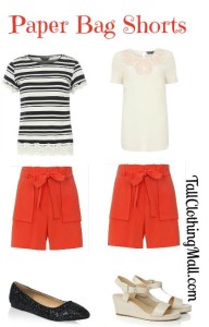 tall paper bag shorts