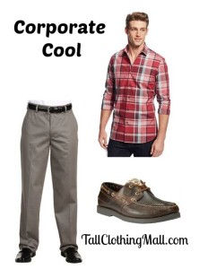 men's tall corporate outfit