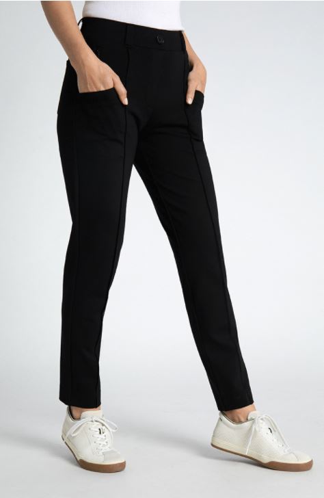 women's tall black travel pants