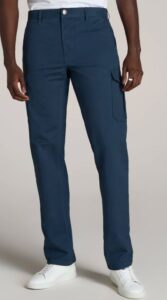 navy blue 38" inseam pants